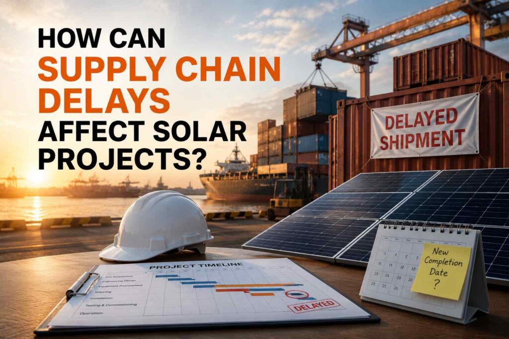 How Can Supply Chain Delays Affect Solar Projects