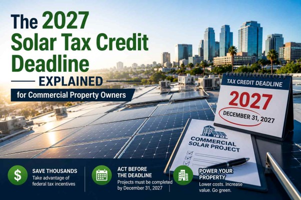 The 2027 Solar Tax Credit Deadline Explained for Commercial Property Owners