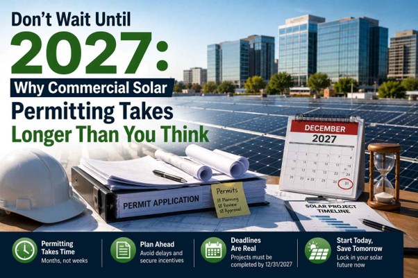 Don’t Wait Until 2027: Why Commercial Solar Permitting Takes Longer Than You Think
