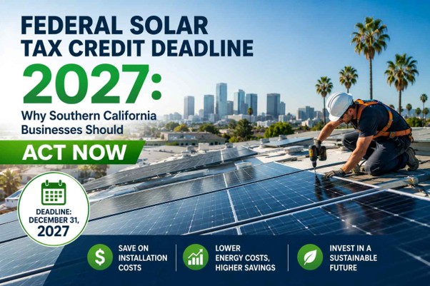 Federal Solar Tax Credit Deadline 2027: Why Southern California Businesses Should Act Now
