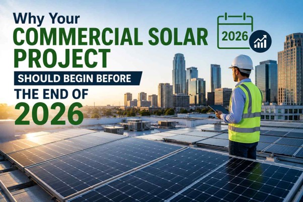 Why Your Commercial Solar Project Should Begin Before the End of 2026