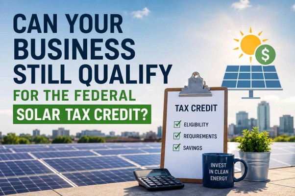 Can Your Business Still Qualify for the Federal Solar Tax Credit?