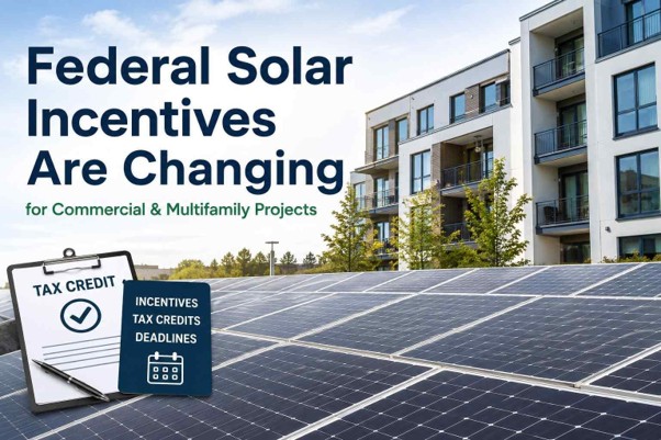 Federal Solar Incentives Are Changing for Commercial & Multifamily Projects