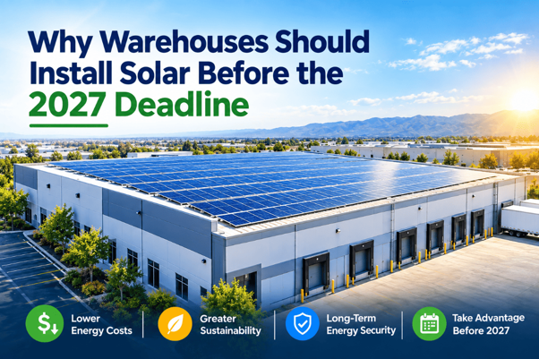 Why Warehouses Should Install Solar Before the 2027 Deadline